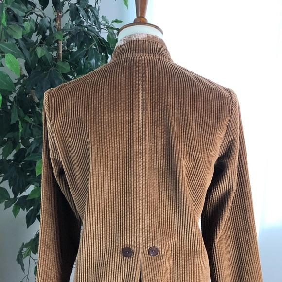 J. Jill XS Jacket Brown Tan Corduroy Blazer Top B - Picture 5 of 7